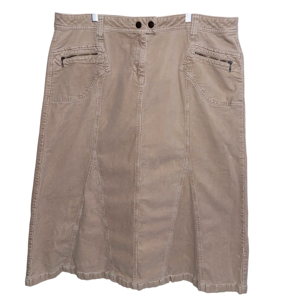 Vintage Gitano Skirt Womens Plus Size 22 Boho Western Hippie Y2K 90s Corduroy